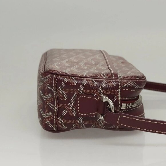 GOYARD Herringbone Cup Vert PM Shoulder Bag PVC Red - Picture 4 of 16
